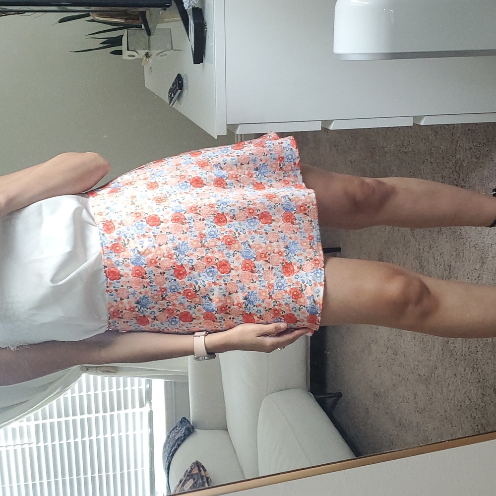 Floral A-Line Skirt